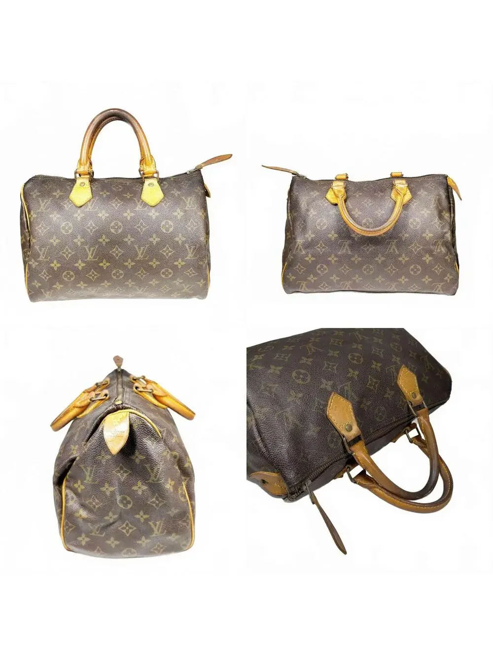 $1550 1982 Louis Vuitton Monogram Speedy 30 822